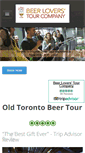 Mobile Screenshot of beerloverstour.com